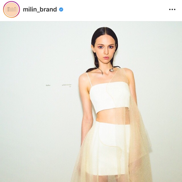 Milin SS15 Morning After เสื้อ เกาะอก ไซส์ US4 UK10 EUR38