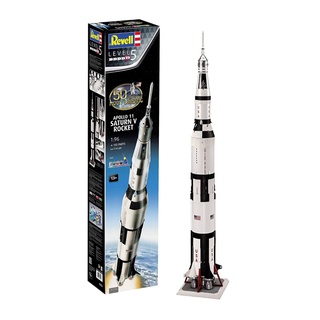 1/96 โมเดลอะพอลโล Apollo 11 Saturn Rocket, 50th Ann. Man on the Moon, Revell #03704