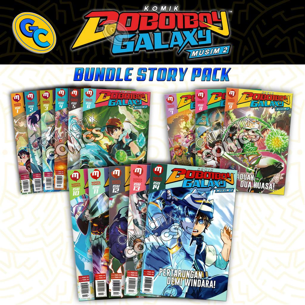 Komik Comic BoBoiBoy Galaxy Musim 2 - Storyline Bundle