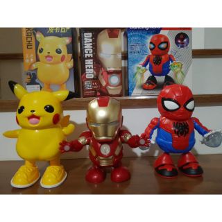 หุ่นเต้นได้สุดน่ารัก​ #มีเสียง​ #มีไฟ​ #เต้นได้​ 🥰
Moving Ironman,
Spiderman,
Pikachu