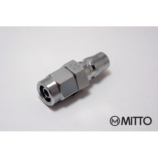 20PAH ข้อต่อสวมเร็ว คอปเปอร์ลม ตัวผู้ ขนาด สแตนดาร์ด รุ่น 20PAH น๊อตล็อกสาย PU 6.5x10 mm Plug High c