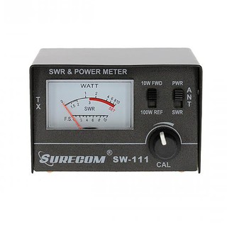 SURECOM SW-111 เครื่องวัดพลังงาน กำลังไฟ 100 วัตต์ SWR สำหรับเสาอากาศวิทยุ CB