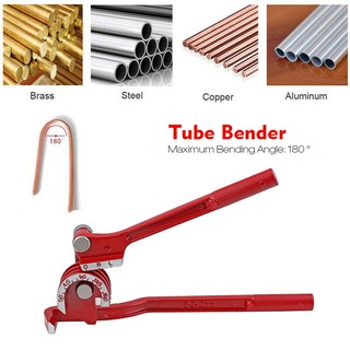 Tube Bender เครื่องมือดัดท่อทองแดง ท่อแอร์กลม 180 องศา ดัดได้ 3 ขนาด 6/8/10 mm