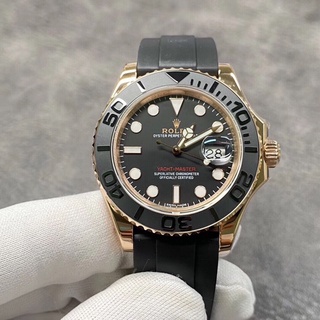 พรี ราคา16700 Rolex YACHT MASTER 40mm 116655นาฬิกาผู้ชาย นาฬิกาแบรนด์เนม เงิน นาฬิกาข้อมือ