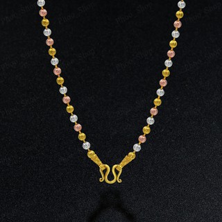 ไม่ลอกไม่ดำ สร้อยคอ 3 กษัตริย์ 18k งานอิตาลีมูนคัท  # 536 ทอ…