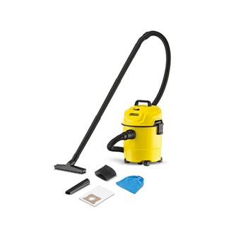 KARCHER (คาร์เชอร์)เครื่องดูดฝุ่นน้ำ-แห้ง คาร์เชอร์ (KARCHER) รุ่น WD1*KAP ถังพลาสติกขนาดถัง 15 ลิตร