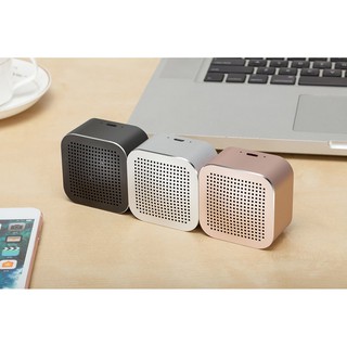 IDEAUDIO Portable Bluetooth Speaker with Big Sound X166, Super-Portable Wireless Speaker with Built-in Mic ลำโพงไร้สาย