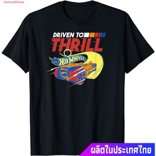 เสื้อยืดผู้ชายและผู้หญิง Hot Wheels Thrill Race T-Shirt Sports T-shirt