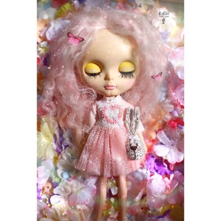 ชุดตุ๊กตาบลายธ์  บอดี้เเท้เท่านั้น*blythe เดรส+มินิเเรบบิท