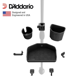 DAddario® PW-MSASSK-01 Mic Stand Accessory System ชุดวางอุปกรณ์ดนตรี ติดกับขาไมค์ ** Designed and Engineered in USA **