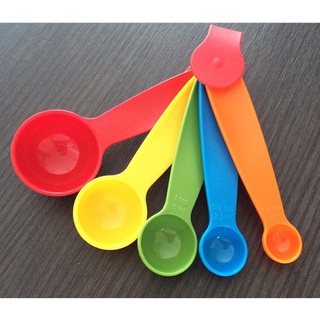 Colorful Measuring Spoon Set, set of 5