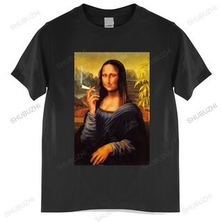 [COD]เสื้อยืด ผ้าฝ้าย พิมพ์ลาย Mona Lisa Joint Game แฟชั่นฤดูร้อน สําหรับผู้ชายS-5XL