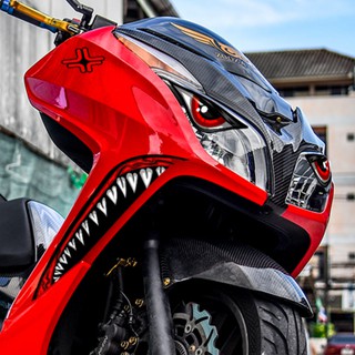 สติ๊กเกอร์ ฉลาม Honda Forza 300 โฉมเก่า โมเดลก่อนตัวใหม่