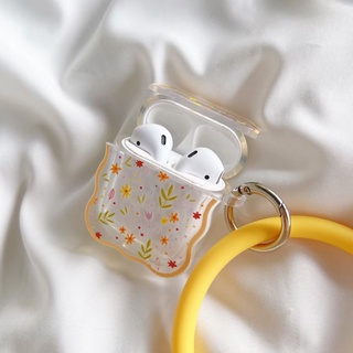 💕จัดส่งภายใน24ชั่วโม💕เคส ดอกไม้  Airpod 3 pro 1 2 การป้องกันการตก ซิลิโคนนิ่ม Soft Case Airpod gen3 2021 Airpod 1 2