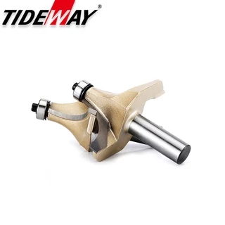 Tideway ดอกเร้าเตอร์ คาร์ไบด์ทังสเตน CNC พร้อมตลับลูกปืน สําหรับงานไม้