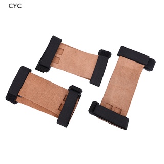 CYC 1 pair Grips crossfit gymnastics hand grip guard palm protectors glove Brown CY