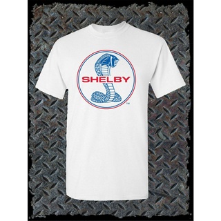 [S-5XL]เสื้อยืด ลายโลโก้ Shelby Cobra สีฟ้า สีแดง สําหรับ Ford Gt500