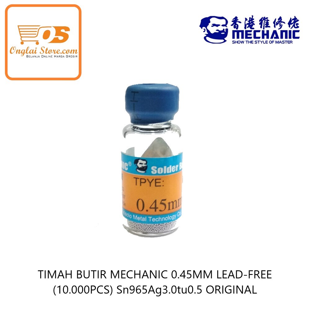 MECHANICAL TIN 0.45MM LEAD-FREE (10,000PCS) Sn965Ag3.0tu0.5 ORIGINAL-75965