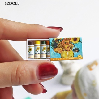 [cxSZDOLL]  1:12 Dollhouse Miniture Color Crayon Box Toys Decoration Accessories Gifts  DOM