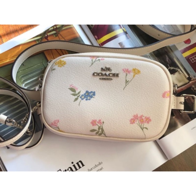 coach floral belt bag