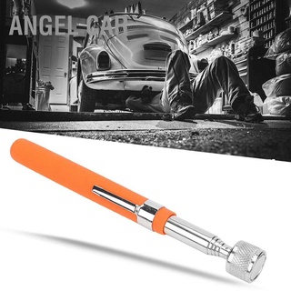 Non-slip Magnetic Telescopic Retractable Pickup Stick Pick up Tool with LED Light Orange