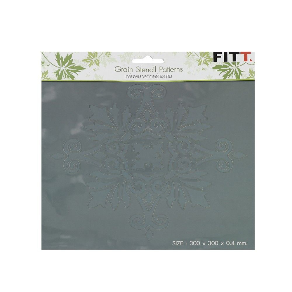 เพลทสร้างลายตกแต่งบ้าน HW172 30X30 CM อุปกรณ์ทาสีDECOR STENCILตกแต่งบ้าน HW172 30X30CM