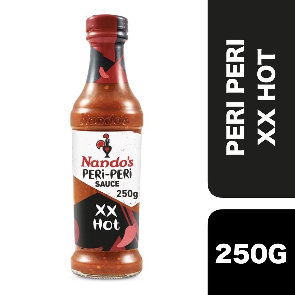 Nandos Peri-Peri Sauce XX Hot 250g ++ นันดอส ซอสเปริ-เปริ XX ฮอท 250 กรัม