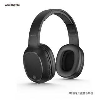 WK (WEKOME) M8 By Remax Wireless Audio Headphone !! หูฟังบลูทูธ หูฟังไร้สาย แบบครอบหัว รองรับ TF Card