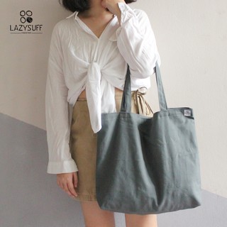 Canvas Bag ( Gray : L ) by Lazysuff