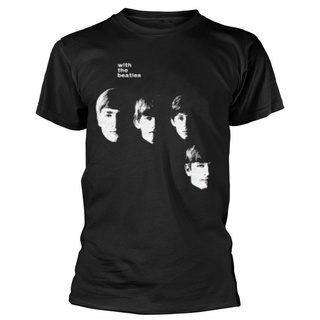 เสื้อยืด พิมพ์ลาย The Beatles With The Beatles เหมาะกับวันขอบคุณพระเจ้า แบบตลก ใส่ได้ทุกวัน