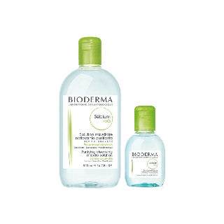 Bioderma Sebium H2O 500ml + 100ml คลีนซิ่งไมเซล่า เวชสำอางสำหรับผิวมัน ผิวผสม มีแนวโน้มเป็นสิวง่าย