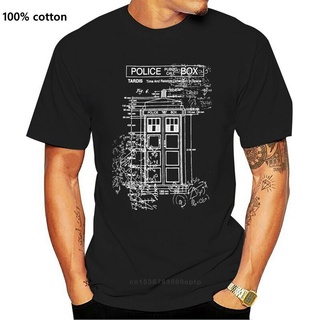 เสื้อยืด พิมพ์ลาย Tardis - Plan Doctor Who แฟชั่นสําหรับผู้ชาย