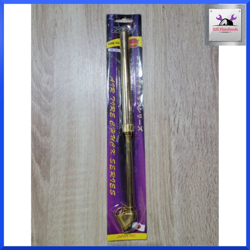 ZEN วัดลมยางรถยนต์ 200Psi (ชุบทองเหลือง) สินค้าพร้อมส่ง