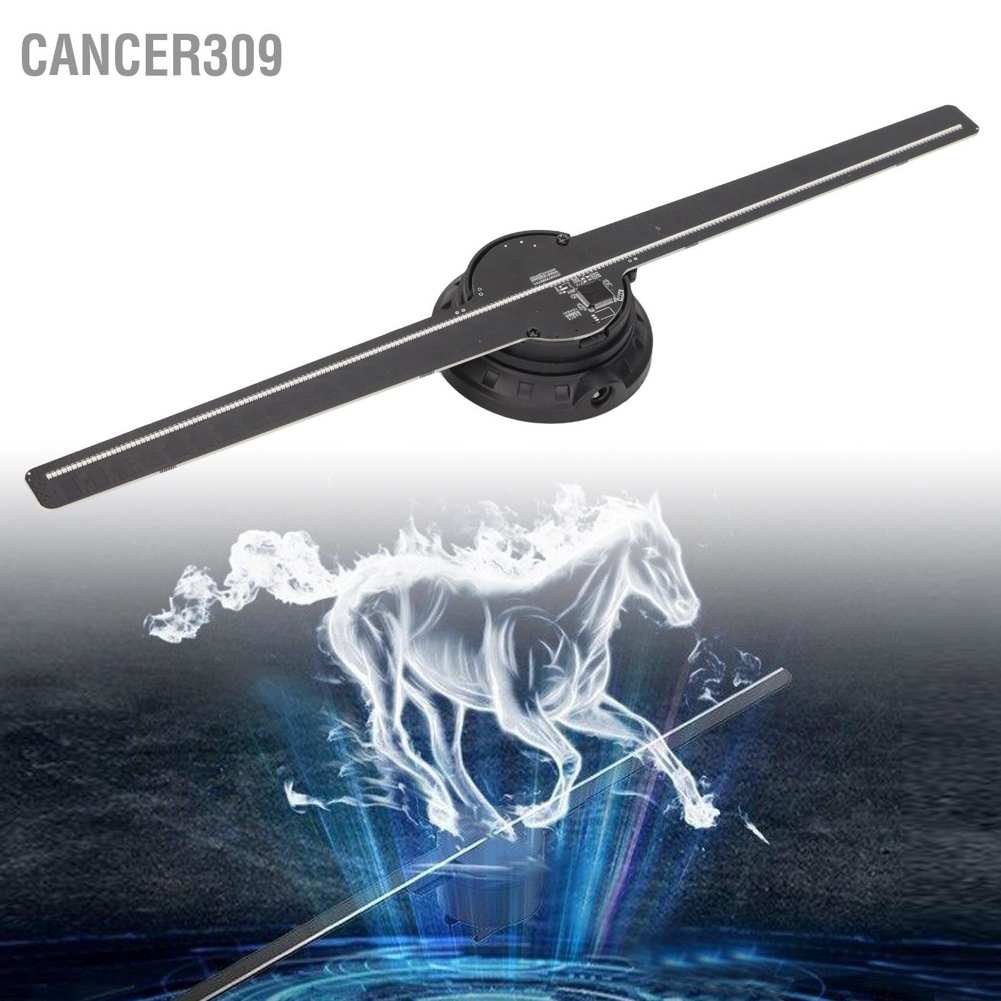 Cancer309 พัดลมระบายความร้อน โฮโลแกรม 3D 42 ซม. 2 ใบพัด Led 100‐240V
