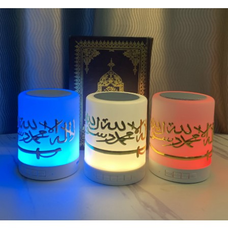 ลําโพงบลูทูธพกพา Quran ลําโพง MP3 เครื่องเล่น 8GB TF FM Quran Koran Translator ลําโพง USB ชาร์จลําโพ