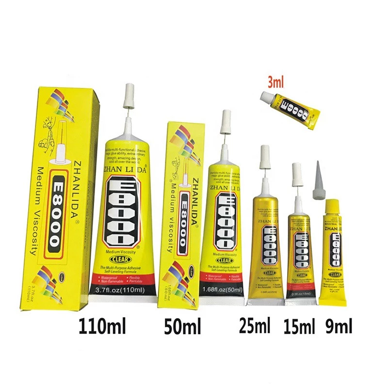 กาวติดหน้าจอทัสกรีน T8000/E-8000 T8000 /T7000 เนื้อกาวสีดำ E8000 เนื้อกาวใส