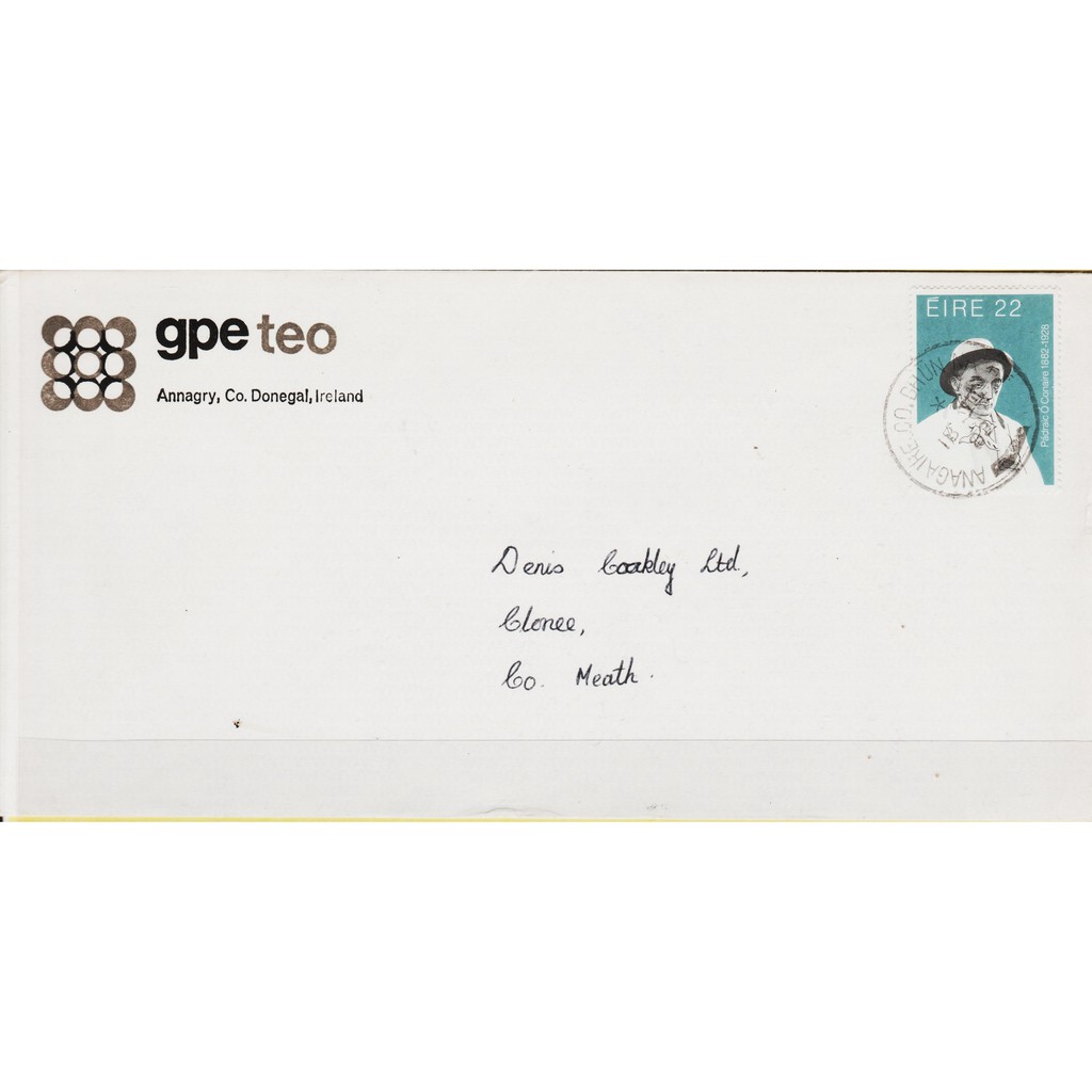 ฝาครอบแสตมป์ Ireland Filateli