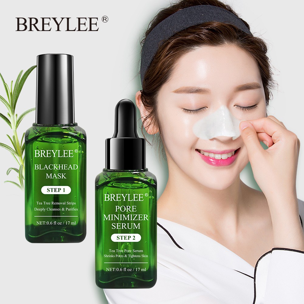 บำรุงผิว♟ ♛BREYLEE Blackhead Remover Serum Nose Face Mask Care Deep