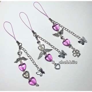 พวงกุญแจลูกปัด ห้อยโทรศัพท์ การ์ด keychain  (1 ชิ้น)A05