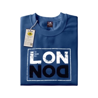 เสื้อยืดแขนสั้น สีกรม ลาย LONDON