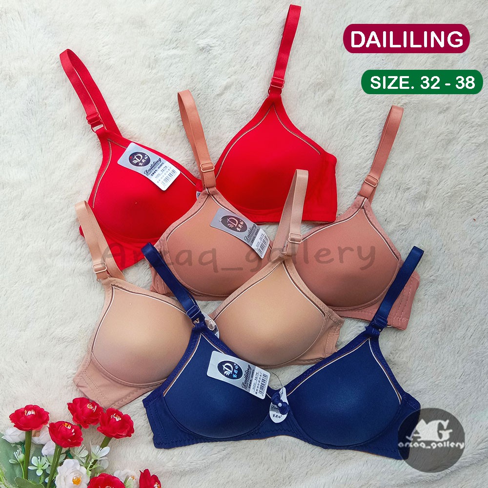 ถ้วยเล็ก DAILILING Bra | ตะขอปุ่มชุดชั้นในโฟมขนาดกลาง2