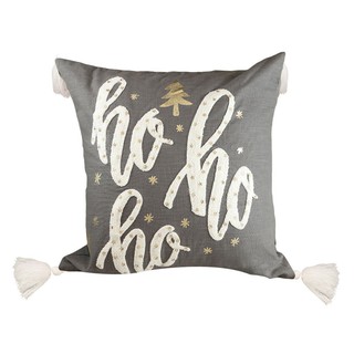 หมอนอิง  STYLE HO HO 18X18 นิ้ว สีเทา หมอนอิง หมอนอิงและเบาะ เฟอร์นิเจอร์และของแต่งบ้าน CUSHION  STYLE HO HO 18X18" GRAY