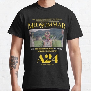 ผ้าฝ้ายคอกลมเสื้อยืด พิมพ์ลายโปสเตอร์ภาพยนตร์ Midsommar สําหรับผู้ชายfrom S-4XL