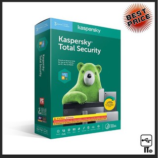 Kaspersky Total Security (3Devices) ปกป้องมัลแวร์และภัยคุมคามออนไลน์