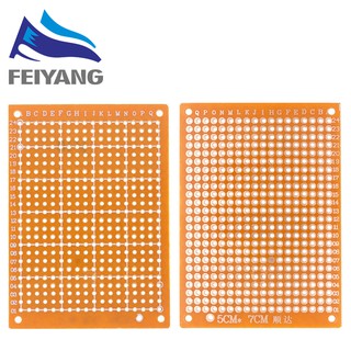 PCB บอร์ดกระดาษแข็ง สำหรับทดสอบไฟฟ้า ขนาด 5 * 7 ซม.