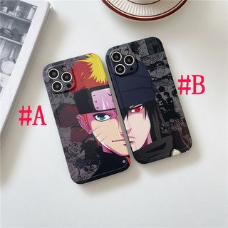 เคสซิลิโคน เคสไอโฟน เคส iPhone 14 Pro Max iPhone 13 Pro Max iPhone 12 Pro Max iPhone 11 Fashion Cartoon นารูโตะ Naruto Uzumaki Naruto &amp; Uchiha Sasuke อุจิวะ ซาสึเกะ Soft Silicone Case