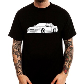 เสื้อยืด ผ้าฝ้าย 100% พิมพ์ลายรถยนต์ญี่ปุ่น Silvia Drift S13 Jdm สําหรับผู้ชาย