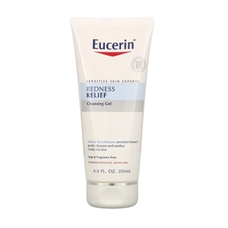 Eucerin, Redness Relief, Cleansing Gel, Fragrance Free, 6.8 fl oz (200 ml)