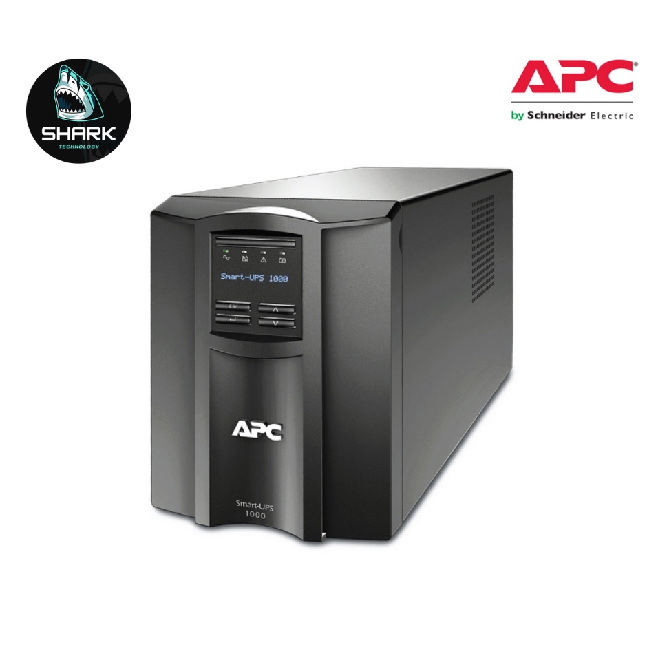 APC Smart UPS (IC) เครื่องสำรองไฟ 700Watts/1000VA,Input230V รุ่น SMT1000IC-3Y (with SmartConnect)