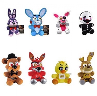 Five Nights At Freddys Bonnie Chica Foxy Fnaf ตุ๊กตาหมีสยองขวัญ Kids Plush Toy ของขวัญ ของเล่นเด็กผู้หญิง ตุ๊กตา ตุ๊กตาผ้าขน ตุ๊กตาทารก